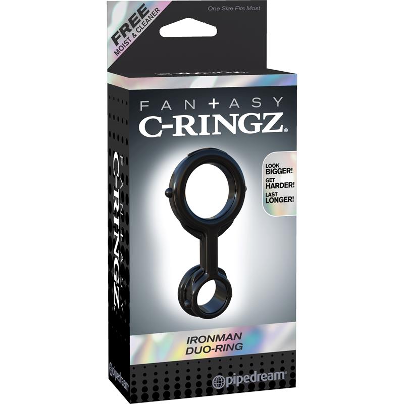FANTASY C-RINGZ - ANILLO IRONMAN DUO NEGRO
