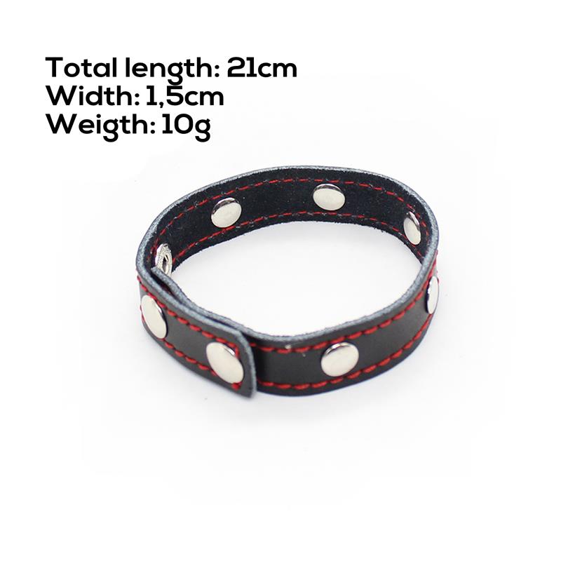 LATETOBED BDSM LINE - ANILLO PARA EL PENE AJUSTABLE 21 CM X 1.5 CM