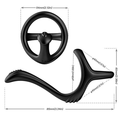 URBAN SKY - ANILLO PARA EL PENE CON ESTIMULACIÓN PERIANAL