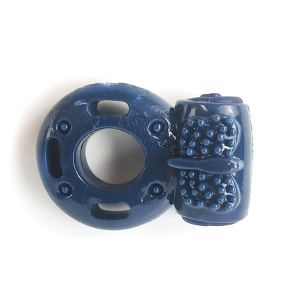 A-GUSTO - ANILLO PARA EL PENE CON VIBRACIÓN AZUL