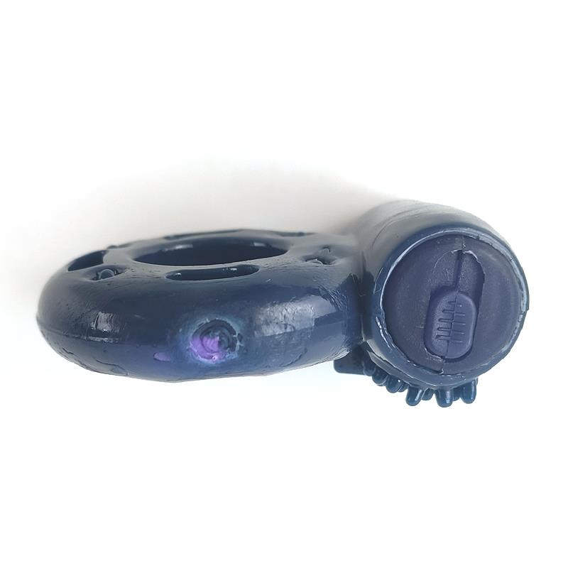 A-GUSTO - ANILLO PARA EL PENE CON VIBRACIÓN AZUL