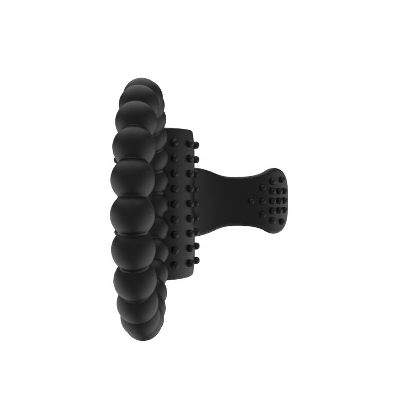 A-GUSTO - ANILLO PARA EL PENE CON VIBRACIÓN NEGRO