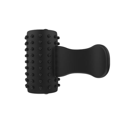 A-GUSTO - ANILLO PARA EL PENE CON VIBRACIÓN NEGRO