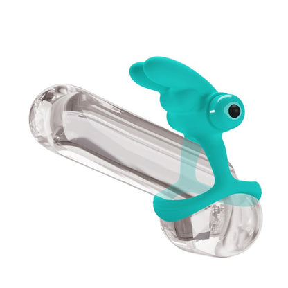 PRETTYLOVE - ANILLO PARA EL PENE CON VIBRACIÓN PASSIONATE DANTE VERDE