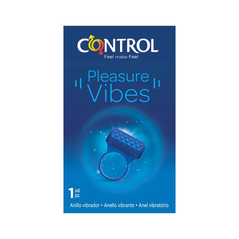 CONTROL - ANILLO PARA EL PENE CON VIBRACIÓN PLEASURE VIBE