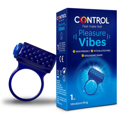 CONTROL - ANILLO PARA EL PENE CON VIBRACIÓN PLEASURE VIBE