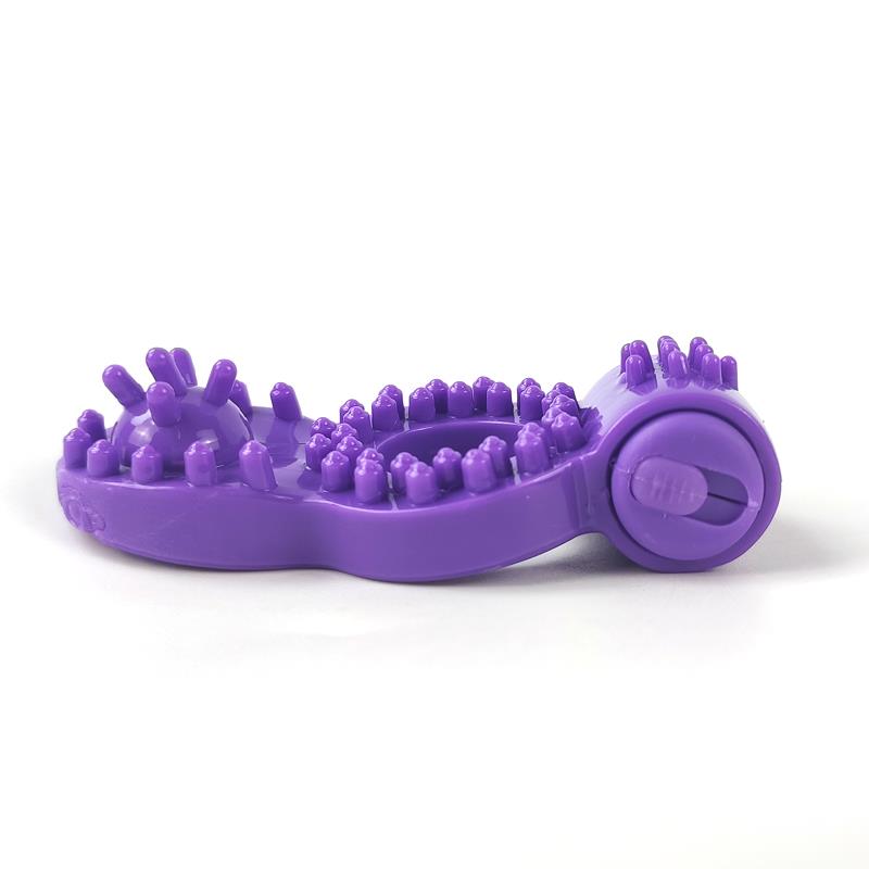 A-GUSTO - ANILLO PARA EL PENE CON VIBRACIÓN PÚRPURA