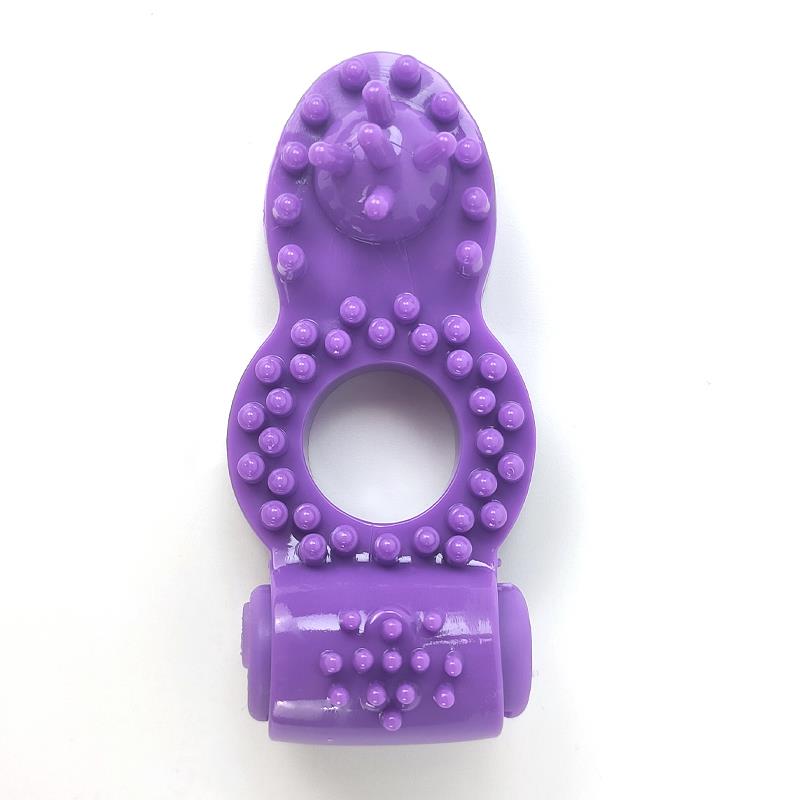 A-GUSTO - ANILLO PARA EL PENE CON VIBRACIÓN PÚRPURA