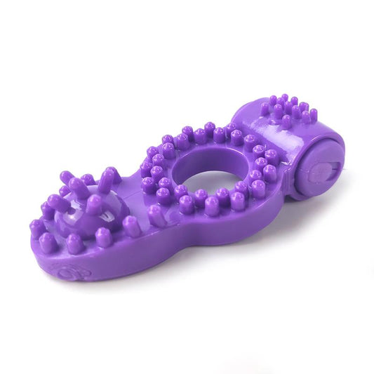 A-GUSTO - ANILLO PARA EL PENE CON VIBRACIÓN PÚRPURA
