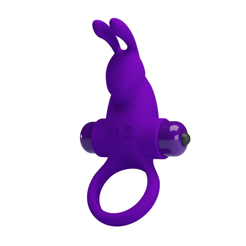 PRETTYLOVE - ANILLO PARA EL PENE CON VIBRACIÓN RABBIT