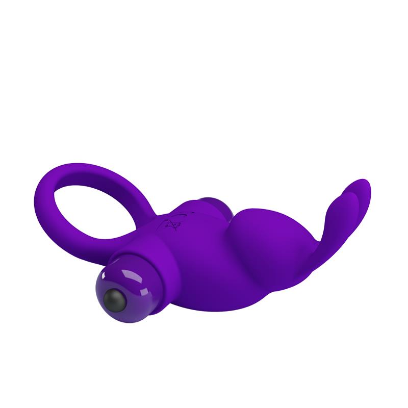 PRETTYLOVE - ANILLO PARA EL PENE CON VIBRACIÓN RABBIT