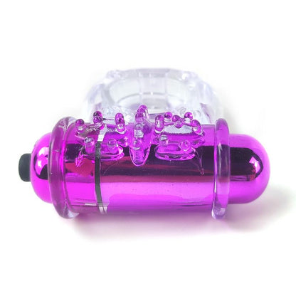 A-GUSTO - ANILLO PARA EL PENE CON VIBRACIÓN ROSA