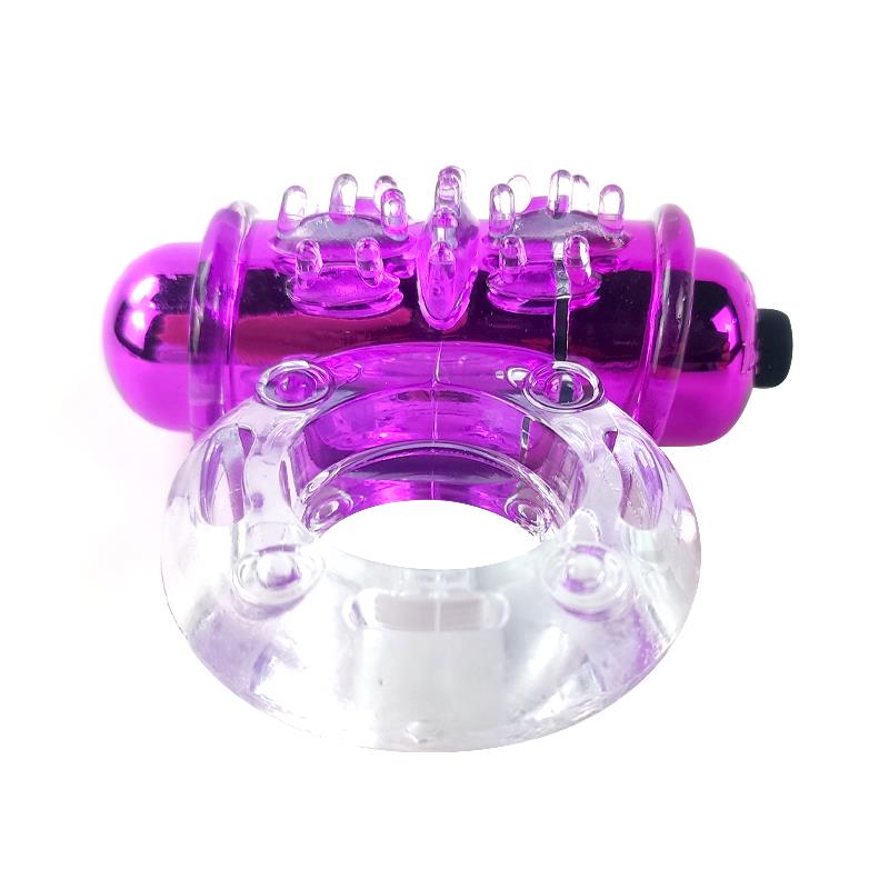 A-GUSTO - ANILLO PARA EL PENE CON VIBRACIÓN ROSA