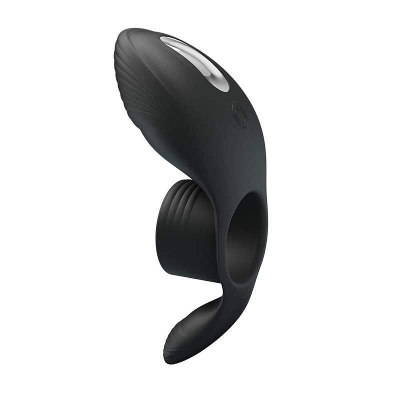 PRETTYLOVE - ANILLO PARA EL PENE CON VIBRACIÓN USB SILICONA