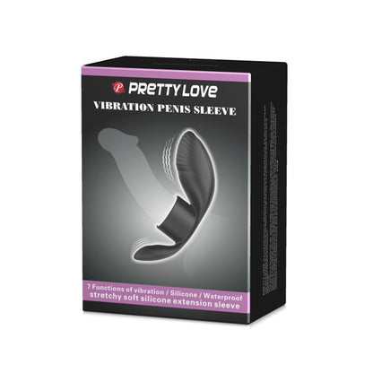 PRETTYLOVE - ANILLO PARA EL PENE CON VIBRACIÓN USB SILICONA