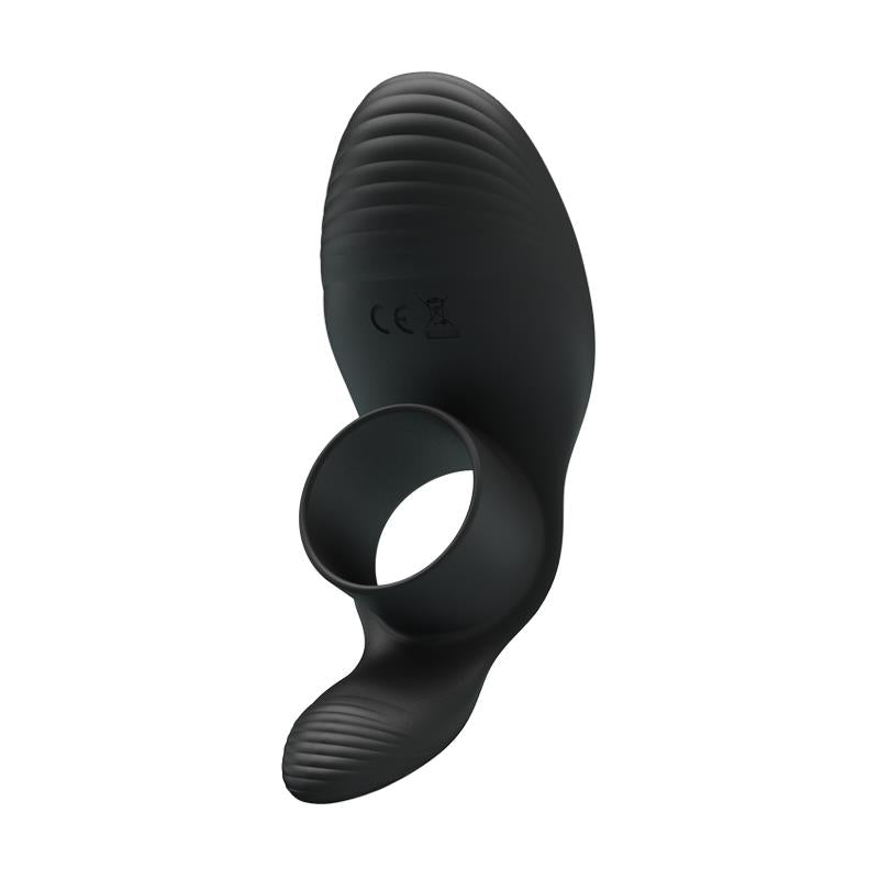 PRETTYLOVE - ANILLO PARA EL PENE CON VIBRACIÓN USB SILICONA
