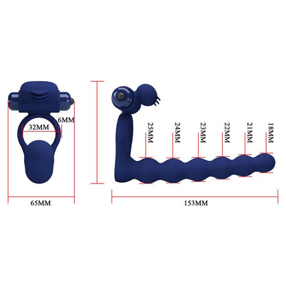 PRETTYLOVE - ANILLO PARA EL PENE CON VIBRACIÓN