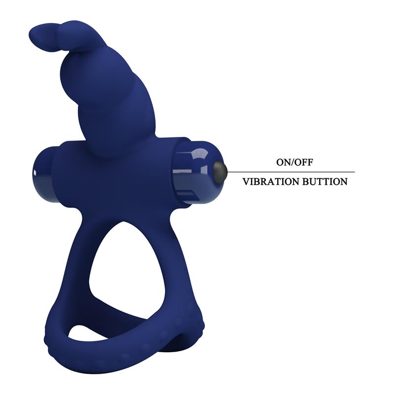 PRETTYLOVE - ANILLO PARA EL PENE CON VIBRACIÓN