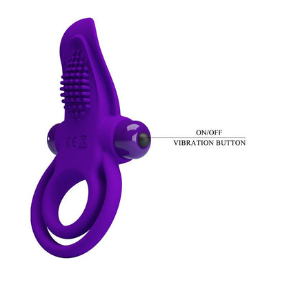 PRETTYLOVE - ANILLO PARA EL PENE CON VIBRACIÓN