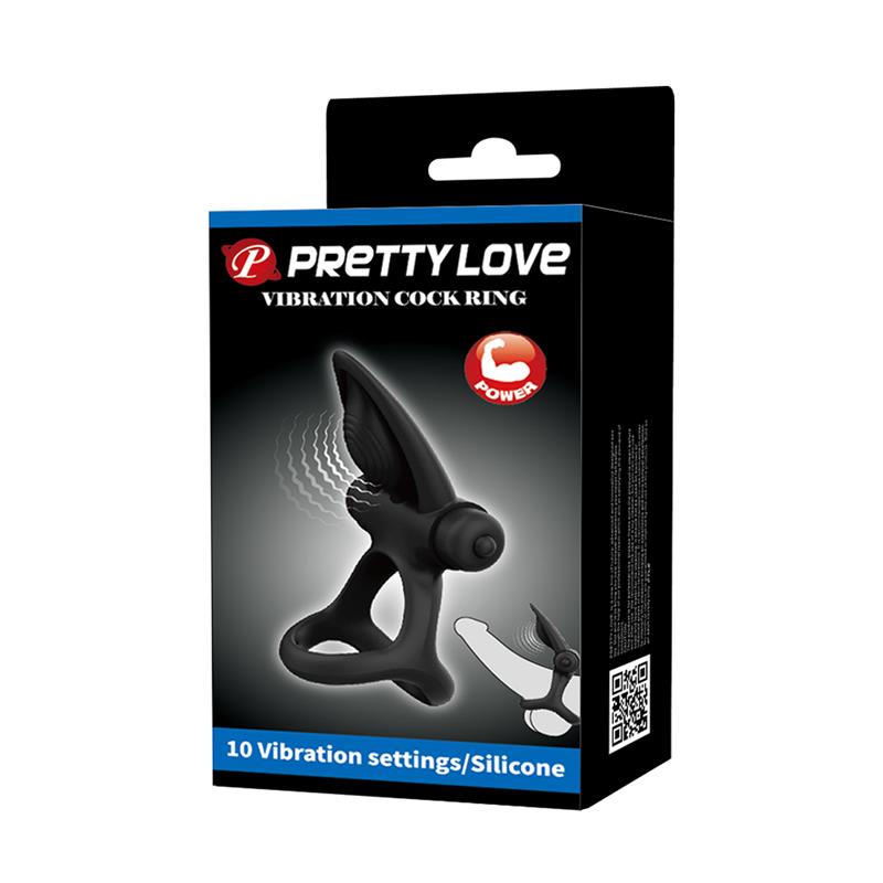 PRETTYLOVE - ANILLO PARA EL PENE CON VIBRACIÓN