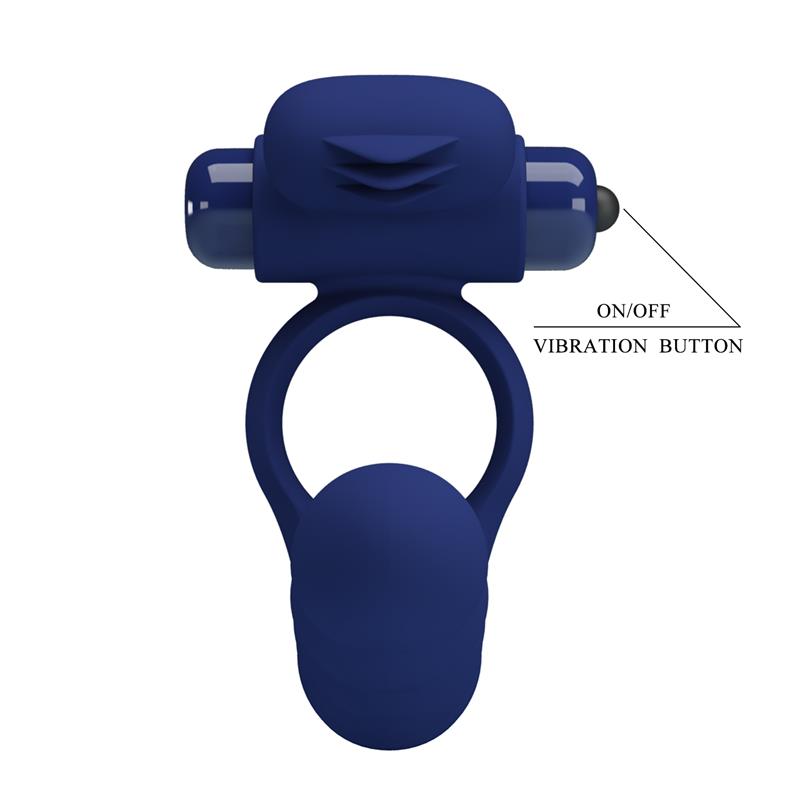 PRETTYLOVE - ANILLO PARA EL PENE CON VIBRACIÓN