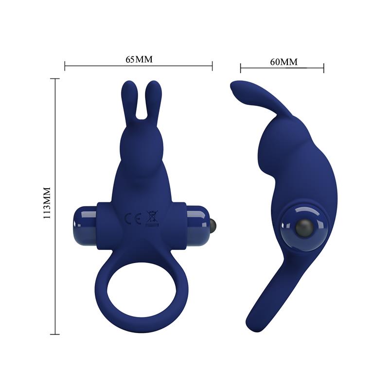 PRETTYLOVE - ANILLO PARA EL PENE CON VIBRACIÓN