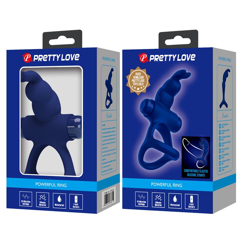 PRETTYLOVE - ANILLO PARA EL PENE CON VIBRACIÓN