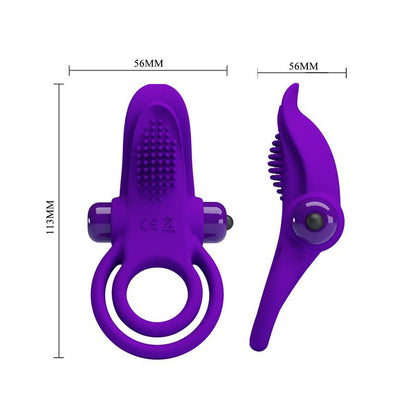 PRETTYLOVE - ANILLO PARA EL PENE CON VIBRACIÓN