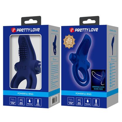 PRETTYLOVE - ANILLO PARA EL PENE CON VIBRACIÓN