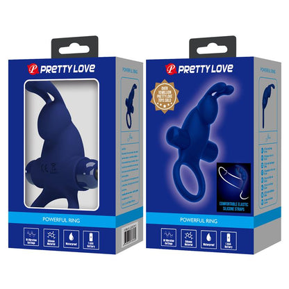 PRETTYLOVE - ANILLO PARA EL PENE CON VIBRACIÓN