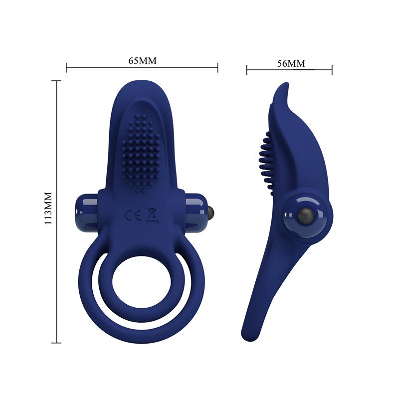 PRETTYLOVE - ANILLO PARA EL PENE CON VIBRACIÓN