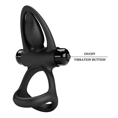 PRETTYLOVE - ANILLO PARA EL PENE CON VIBRACIÓN