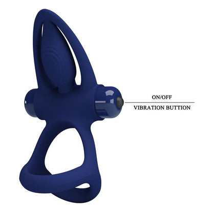PRETTYLOVE - ANILLO PARA EL PENE CON VIBRACIÓN