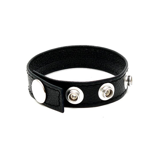 BONDAGE PLAY - ANILLO PARA EL PENE CUERO AJUSTABLE