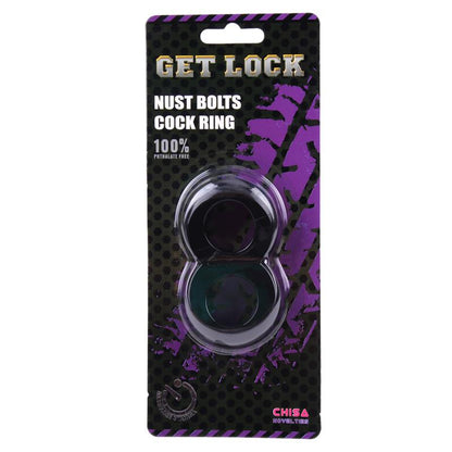 CHISA - ANILLO PARA EL PENE DOBLE DUO COCK 8 NEGRO