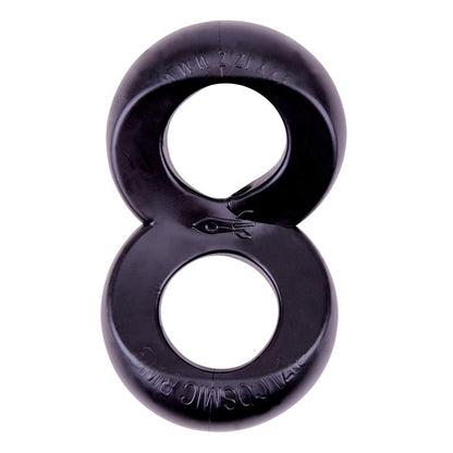 CHISA - ANILLO PARA EL PENE DOBLE DUO COCK 8 NEGRO