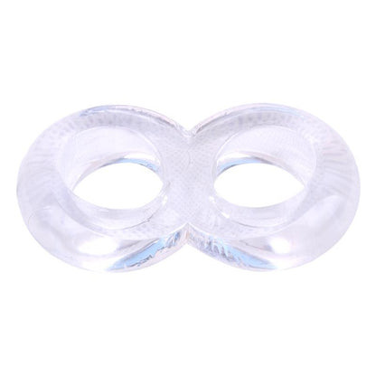CHISA - ANILLO PARA EL PENE DOBLE DUO COCK 8 TRANSPARENTE