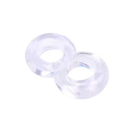 CHISA - ANILLO PARA EL PENE DOBLE DUO COCK 8 TRANSPARENTE
