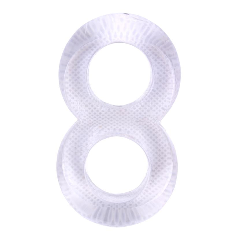 CHISA - ANILLO PARA EL PENE DOBLE DUO COCK 8 TRANSPARENTE