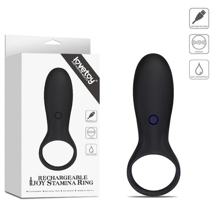 LOVETOY - ANILLO PARA EL PENE IJOY STAMINA RING USB NEGRO