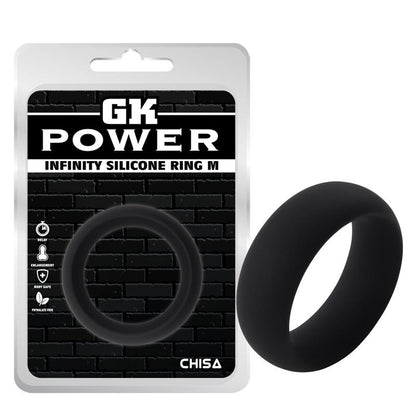 CHISA - ANILLO PARA EL PENE INFINITY SILICONA M NEGRO