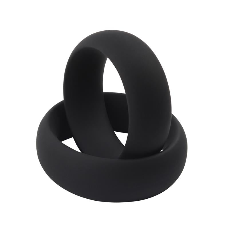CHISA - ANILLO PARA EL PENE INFINITY SILICONA M NEGRO