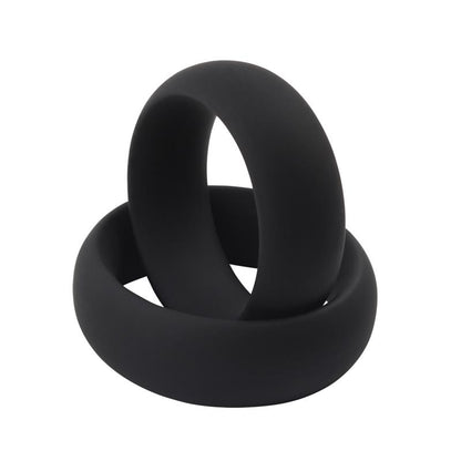 CHISA - ANILLO PARA EL PENE INFINITY SILICONA M NEGRO