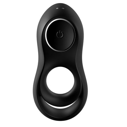SATISFYER - ANILLO PARA EL PENE LEGENDARY DUO USB NEGRO