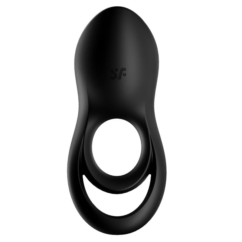 SATISFYER - ANILLO PARA EL PENE LEGENDARY DUO USB NEGRO