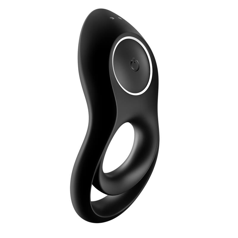 SATISFYER - ANILLO PARA EL PENE LEGENDARY DUO USB NEGRO