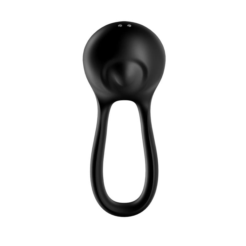 SATISFYER - ANILLO PARA EL PENE MAJESTIC DUO USB NEGRO