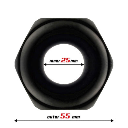 BEAST RINGS - ANILLO PARA EL PENE NUT SILICONA LÍQUIDA 25 MM