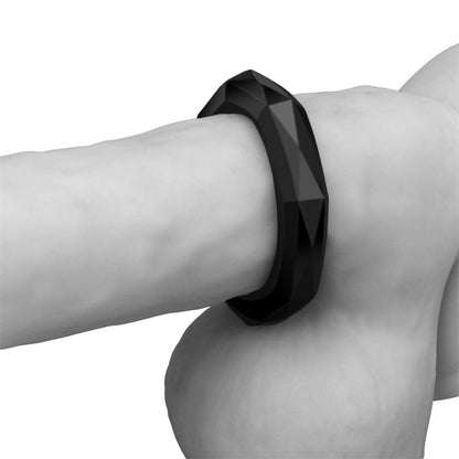 LOVETOY - ANILLO PARA EL PENE POWER PLUS NEGRO