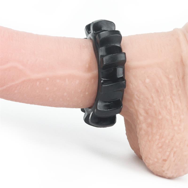 LOVETOY - ANILLO PARA EL PENE POWER PLUS NEGRO